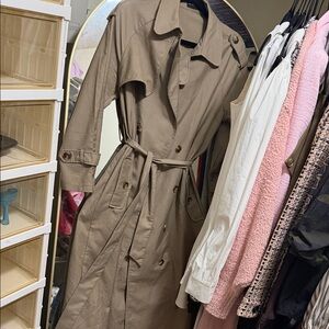 PrettyLittleThing Taupe Trench Coat